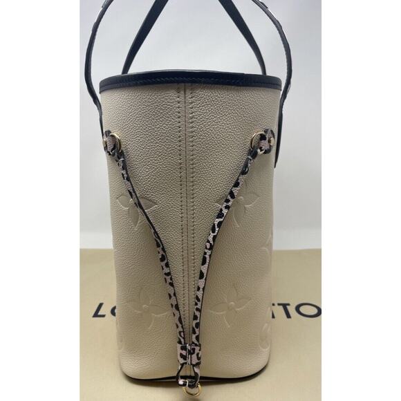 Louis Vuitton Neverfull Tote MM Ivory Leather - Picture 12 of 14
